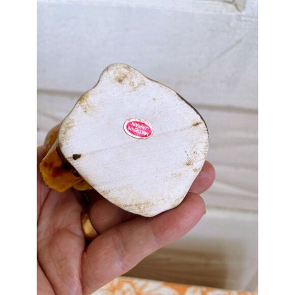 Vintage 1970s Ceramic Owl Toothpick Holder Vase Figurine - Picture 7 of 8